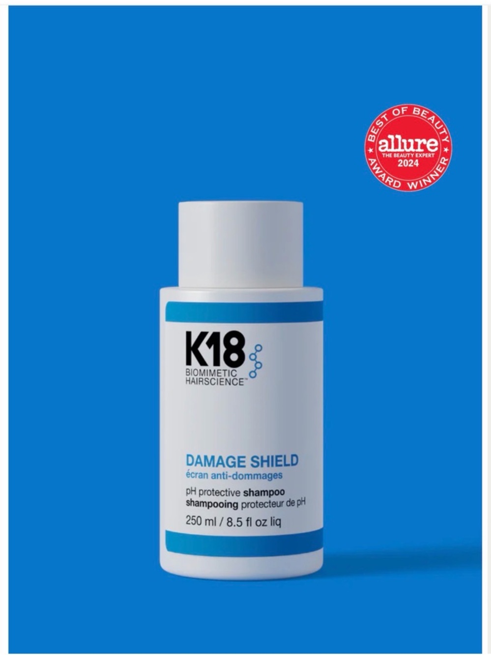 K18 Damage Shield pH Protective Shampoo - White/Blue